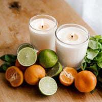 Mandarin, Lime & Basil 300 soy candle
