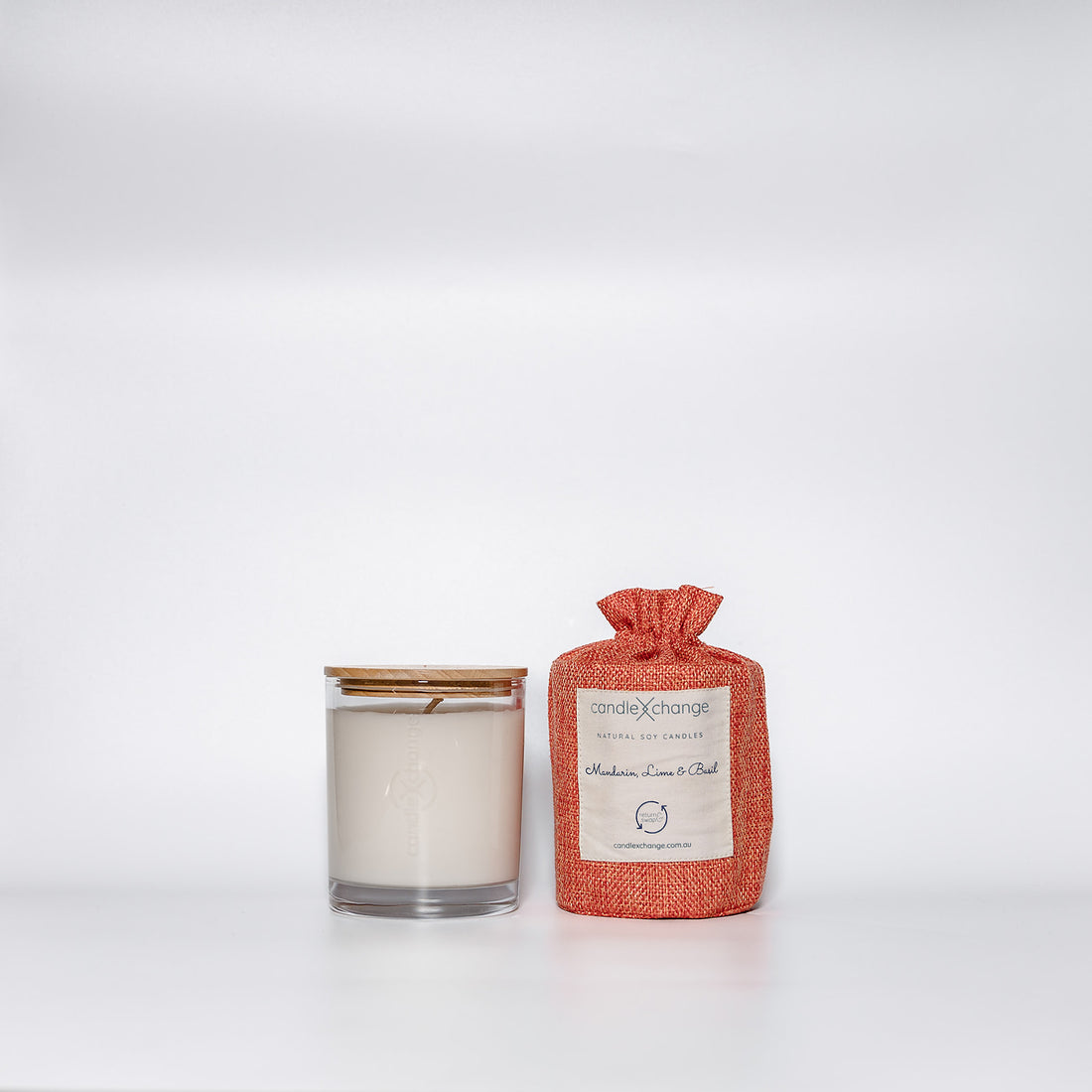 Mandarin, Lime & Basil 300g Soy Candle