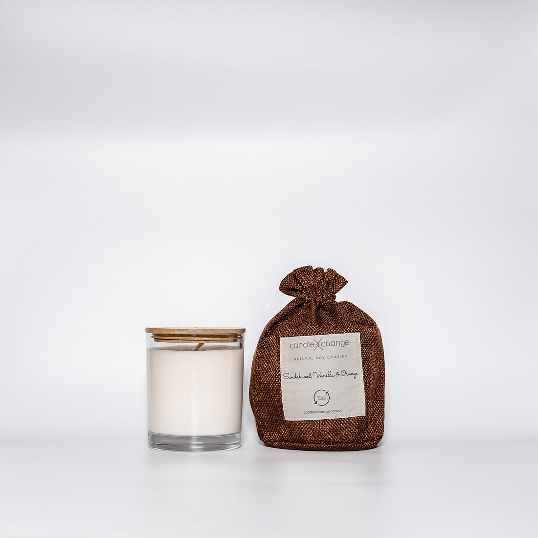 Sandalwood, Orange & Vanilla 300g Soy Candle
