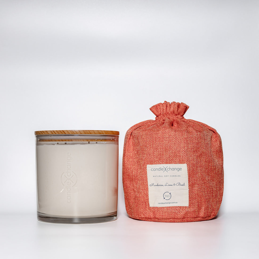 Mandarin, Lime & Basil 1.5kg Soy Candle