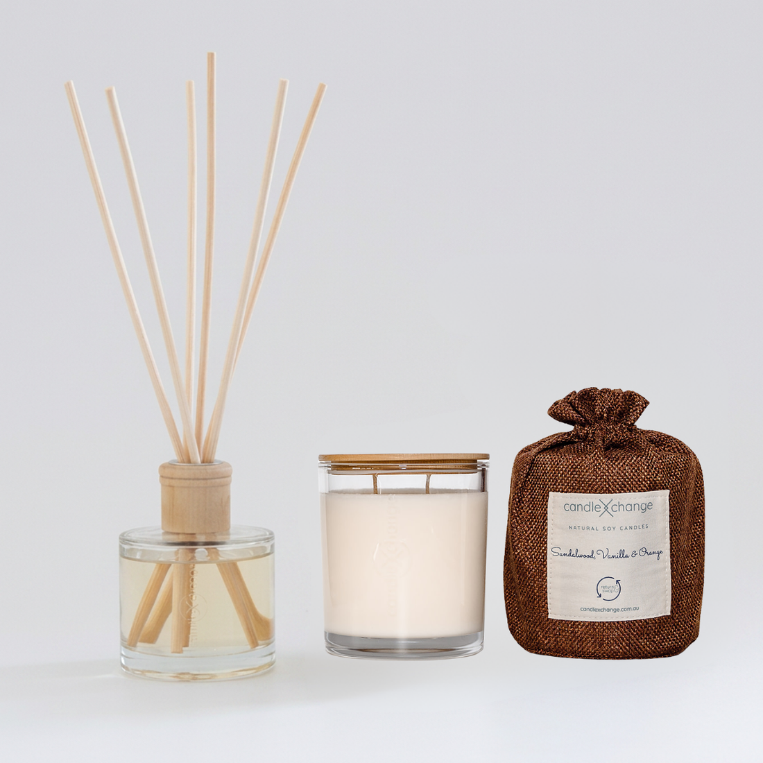 Sandalwood, Orange & Vanilla Duo