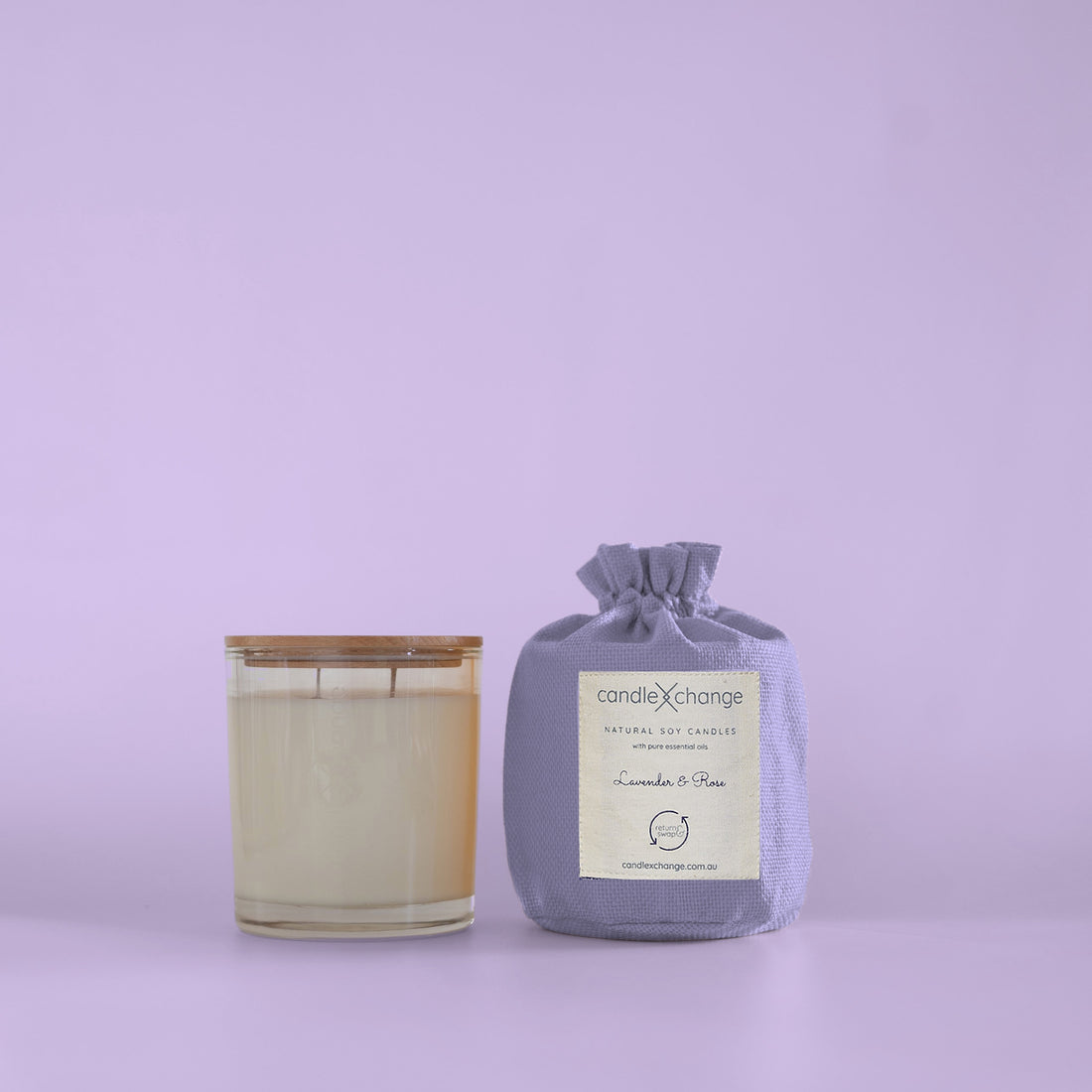 Lavender & Rose 400g Soy Candle