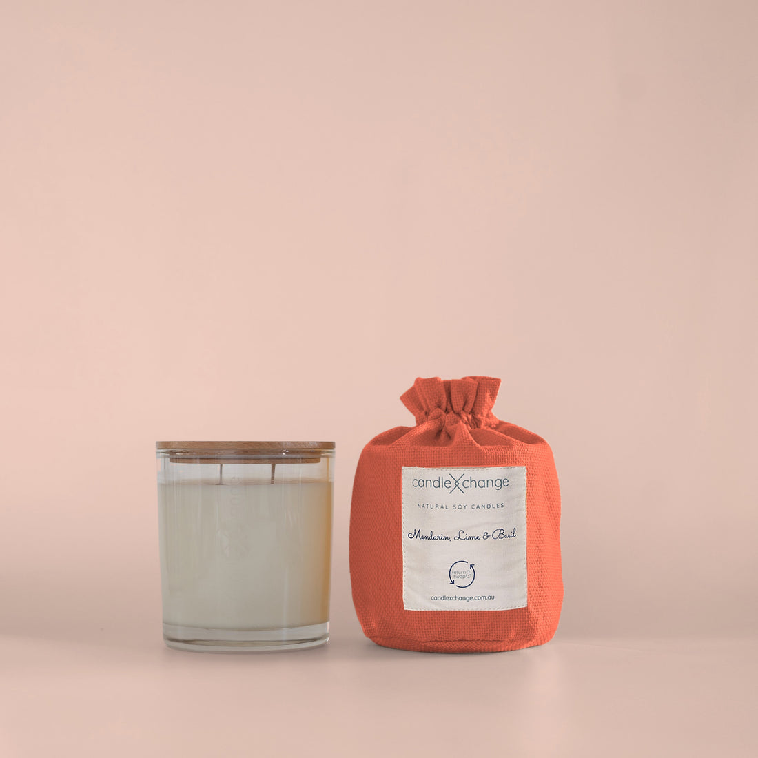 Mandarin, Lime & Basil 400g Soy Candle