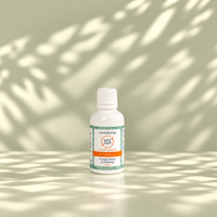 One 30ml travel bottle of CandleXchange No 2 Drops, orange, lemon & rosemary